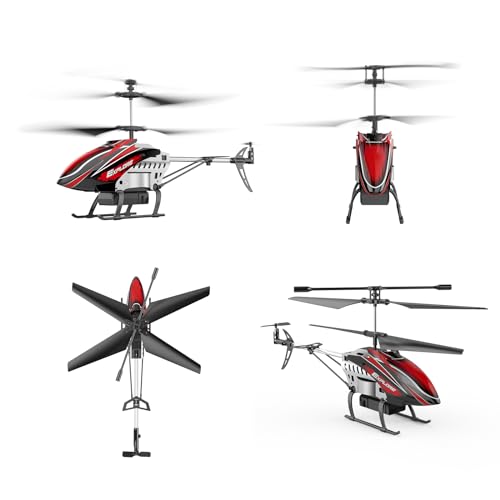 RC Helicopter for Kids with 30Mins Flight, 2 Batteries, LED Lights U8129