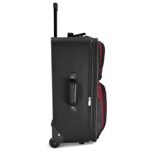 Travel Select Amsterdam 4-Piece Softside Expandable Luggage Set, Gray V976