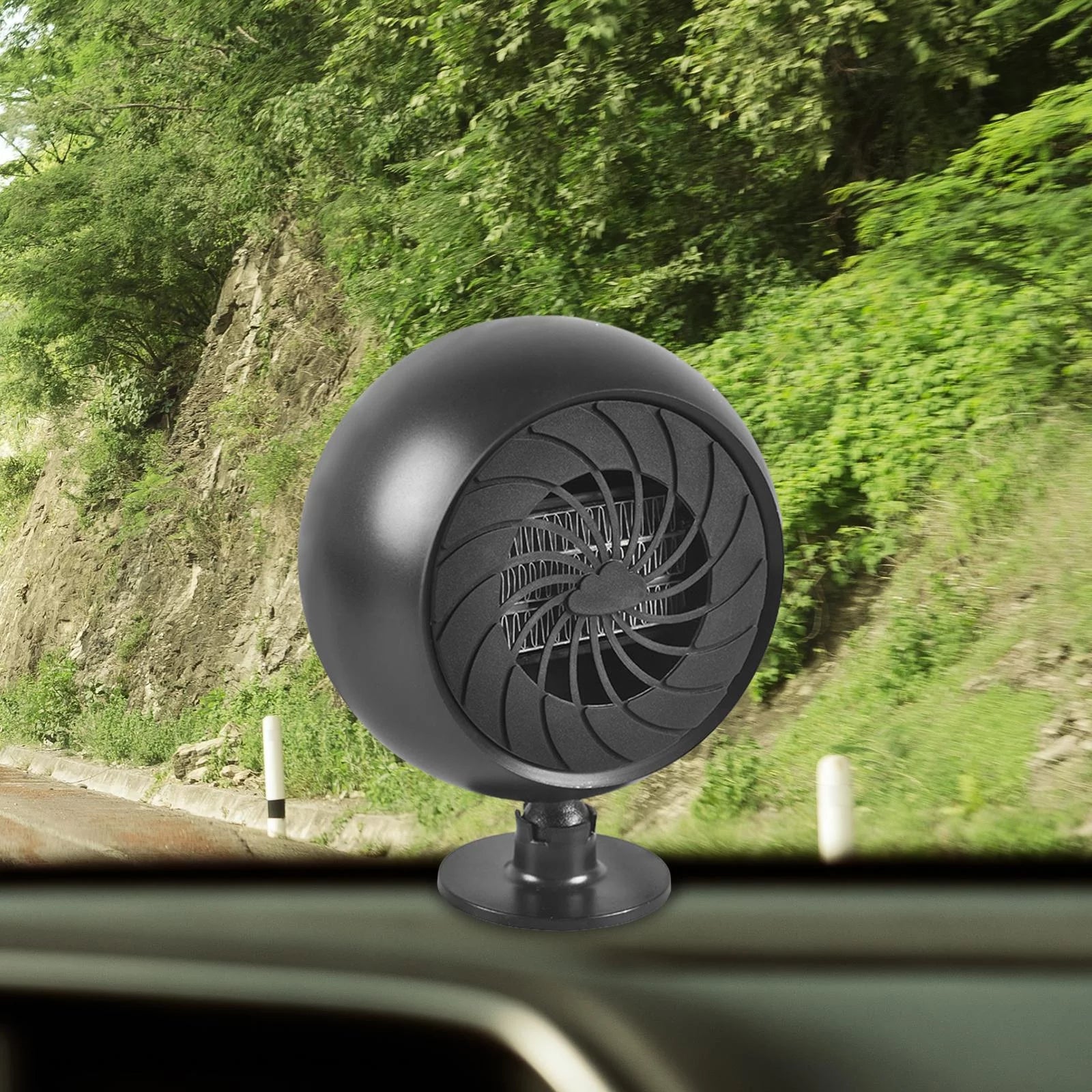 12V Car Heater PTC Ceramic Fan for Truck RV Black T841479