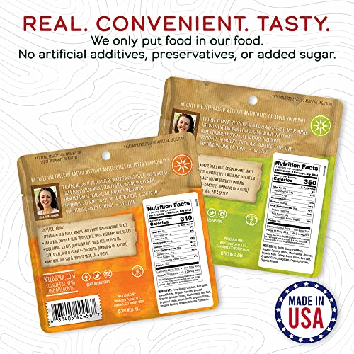 Wild Zora Paleo Freeze Dried Meals for Backpacking & Camping, Gluten Free, Variety 7-Pack C34212