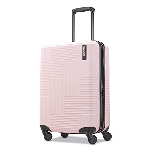 American Tourister Stratum XLT Expandable Hardside Luggage with Spinner Wheels, Jet Black, Carry-On 21-Inch E7418