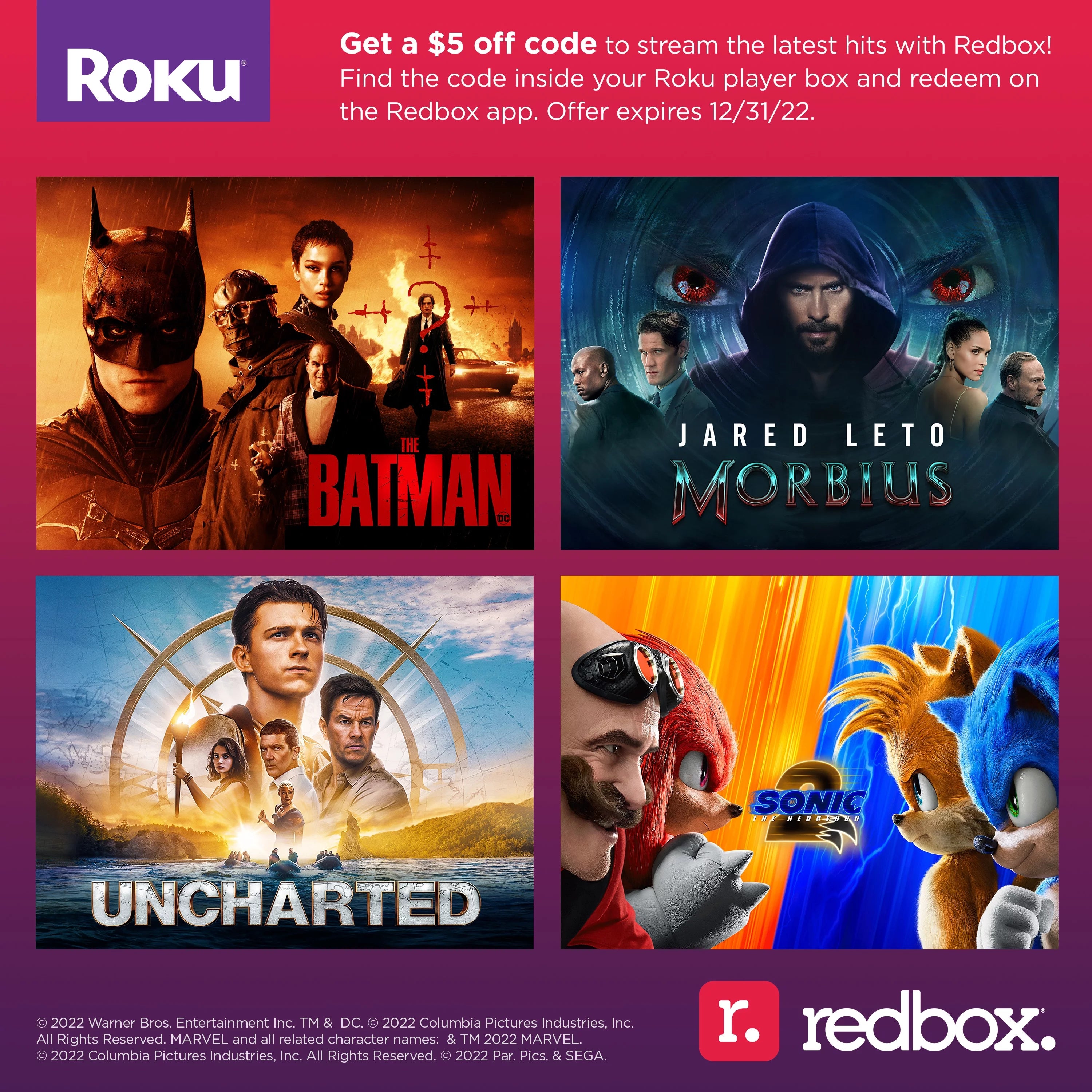 Roku Premiere 4K HDR Streaming Media Player with HDMI Cable and Remote I361