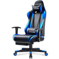 GTRACING Gaming Chair with Footrest, Blue R841