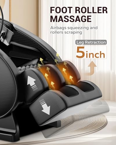 Zero Gravity Full Body Massage Chair Recliner with Heat and Bluetooth I86545