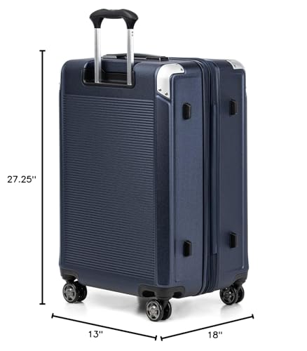 Travelpro Platinum Elite Hardside Expandable Carry-On Luggage, 8 Wheel Spinner, TSA Lock, 20-Inch X826544
