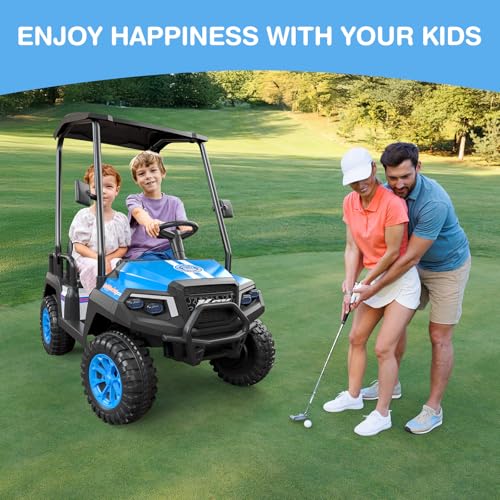 R9 24V Kids Golf Cart 4 Seats 4WD Electric Car with Remote Control L1939