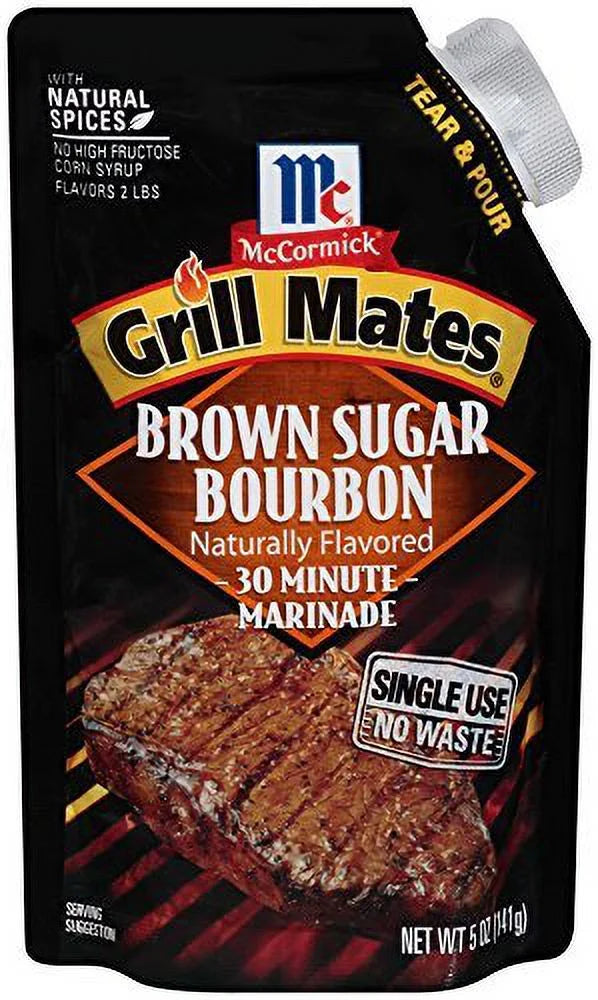 Mccormick Grill Mates Brown Sugar Bourbon 30 Minute Marinade, 5 Oz (Pack Of 6)