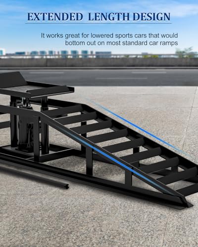 Hydraulic Car Ramps, 4-Position Adjustment, 5T Capacity, Low Profile I6327