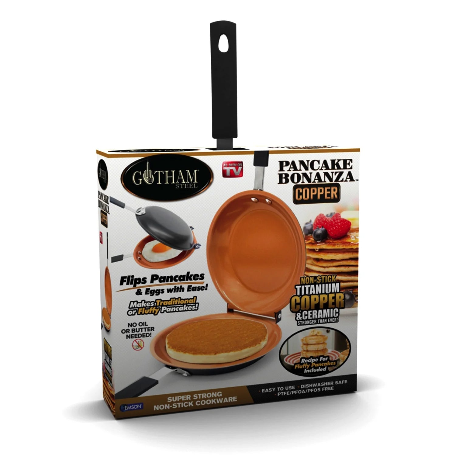 Gotham Steel Nonstick Double Pancake Pan X564543