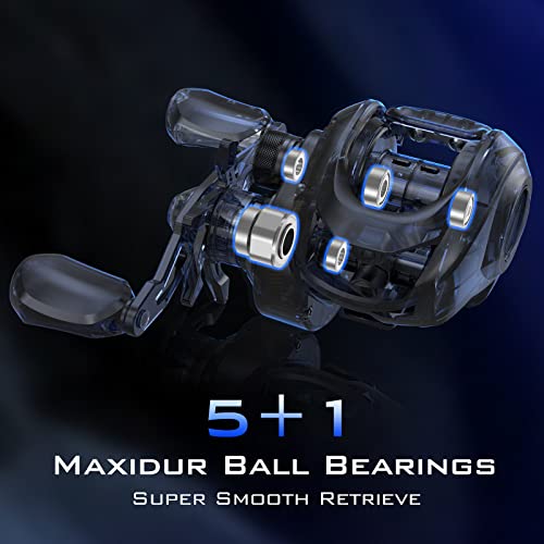 KastKing Centron Lite Baitcasting Fishing Reel, 7.1:1 Gear Ratio, Lightweight T934654