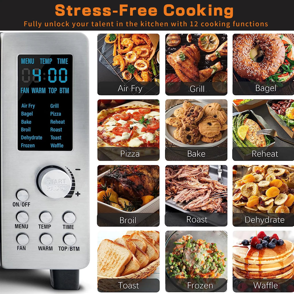 NuWave Bravo 21-Qt Convection Toaster Oven Air Fryer Combo O269