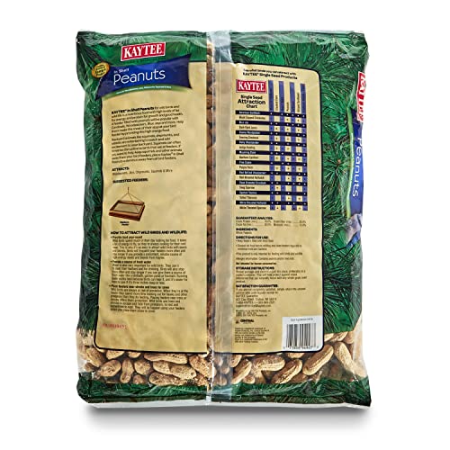 Kaytee Peanuts in Shell for Wild Birds, 10 Pound Bag T22528