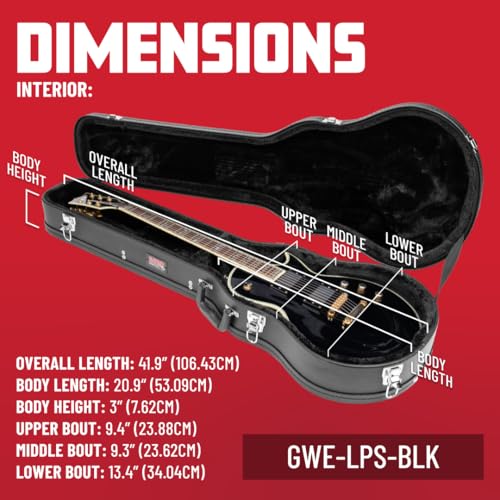 Gator Cases Hard-Shell Wood Case for Electric Guitars (GWE-ELEC) O817