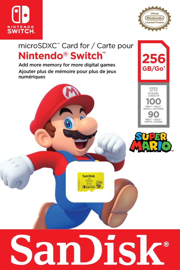 SanDisk 1TB microSD-Card for Nintendo-Switch, OLED, and Lite L16709