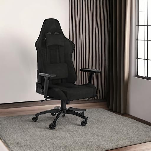Corsair TC100 Relaxed Gaming Chair Fabric Gray Black A68468