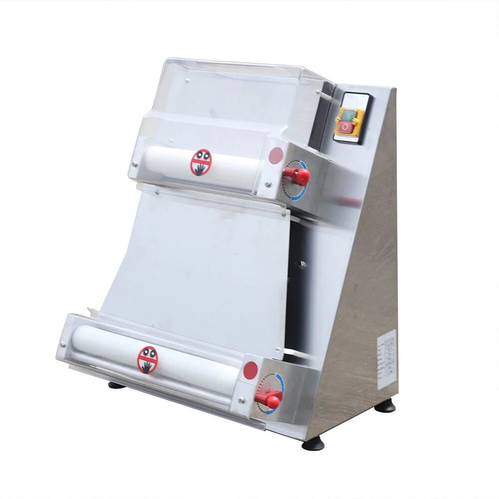 Fichiouy Pizza Press Machine 110V Automatic Dough Roller Sheeter A380