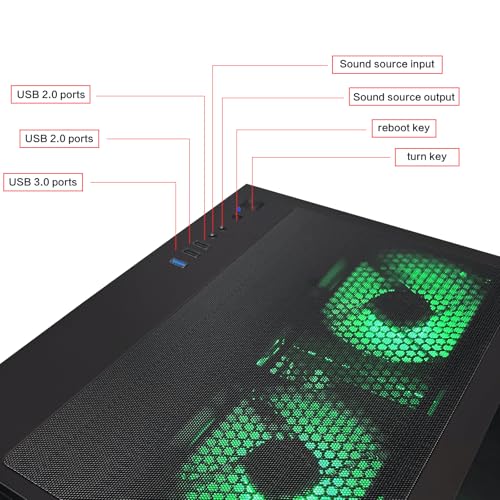 Gaming PC Desktop Intel Core i5 14400F RTX 4060 32GB RAM 1TB SSD A945