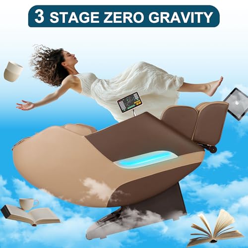 3D Massage Chair Full Body Zero Gravity Shiatsu Recliner with Heating O92367