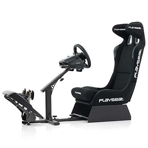 PLAYSEAT Evolution Pro Sim Racing Cockpit, Adjustable, Compatible with Wheels & Pedals S746512