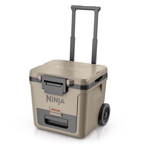 Ninja FrostVault 45QT Cooler with Wheels, Lakeshore Blue M1144