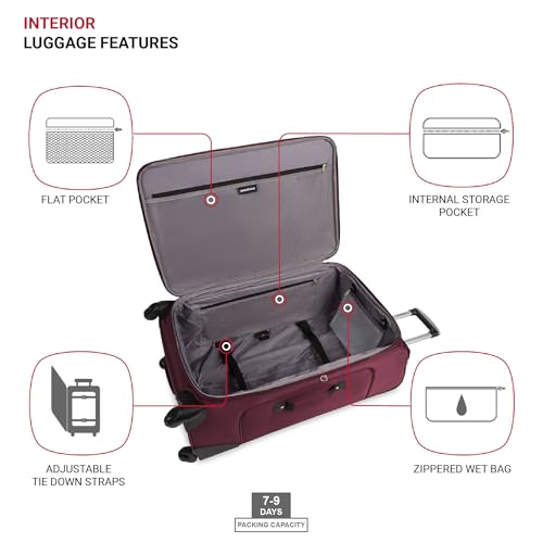 SwissGear Sion Softside Expandable Roller Luggage 3 Piece Set N784870