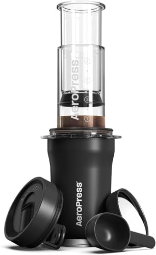 AeroPress Go Travel Coffee Press Kit - Portable 3-in-1 Coffee Maker E954