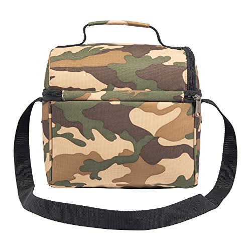 Carhartt Insulated 12 Can Two Compartment Lunch Cooler Bag, Black S79886