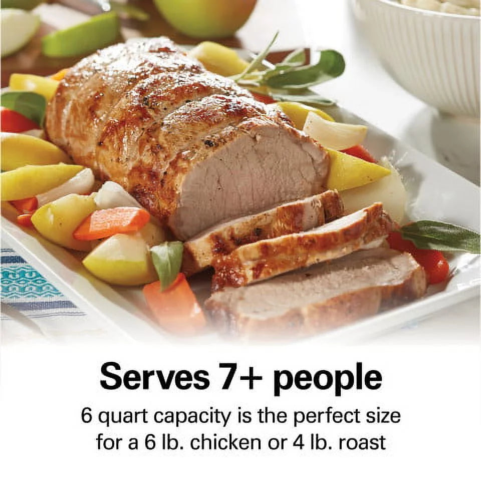 Hamilton Beach Programmable Slow Cooker, 6 Quart, Silver R713