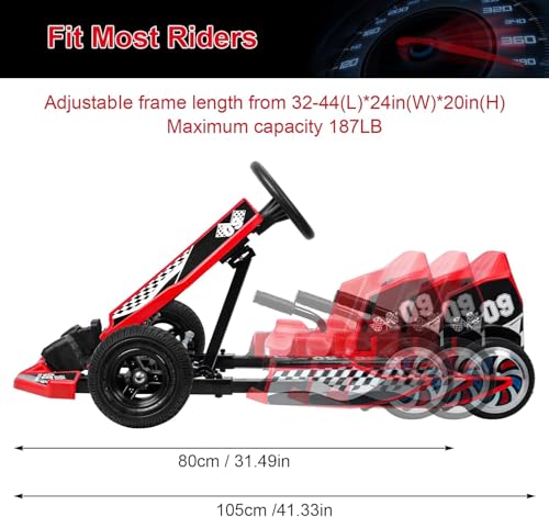 36V Electric Drift Kart for Kids, 350W Motor, 16 MPH S509812
