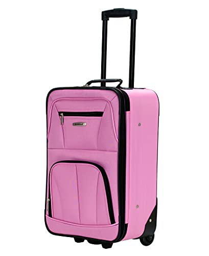 Rockland Journey Softside Upright Luggage Set, Expandable, 4-Piece K56322