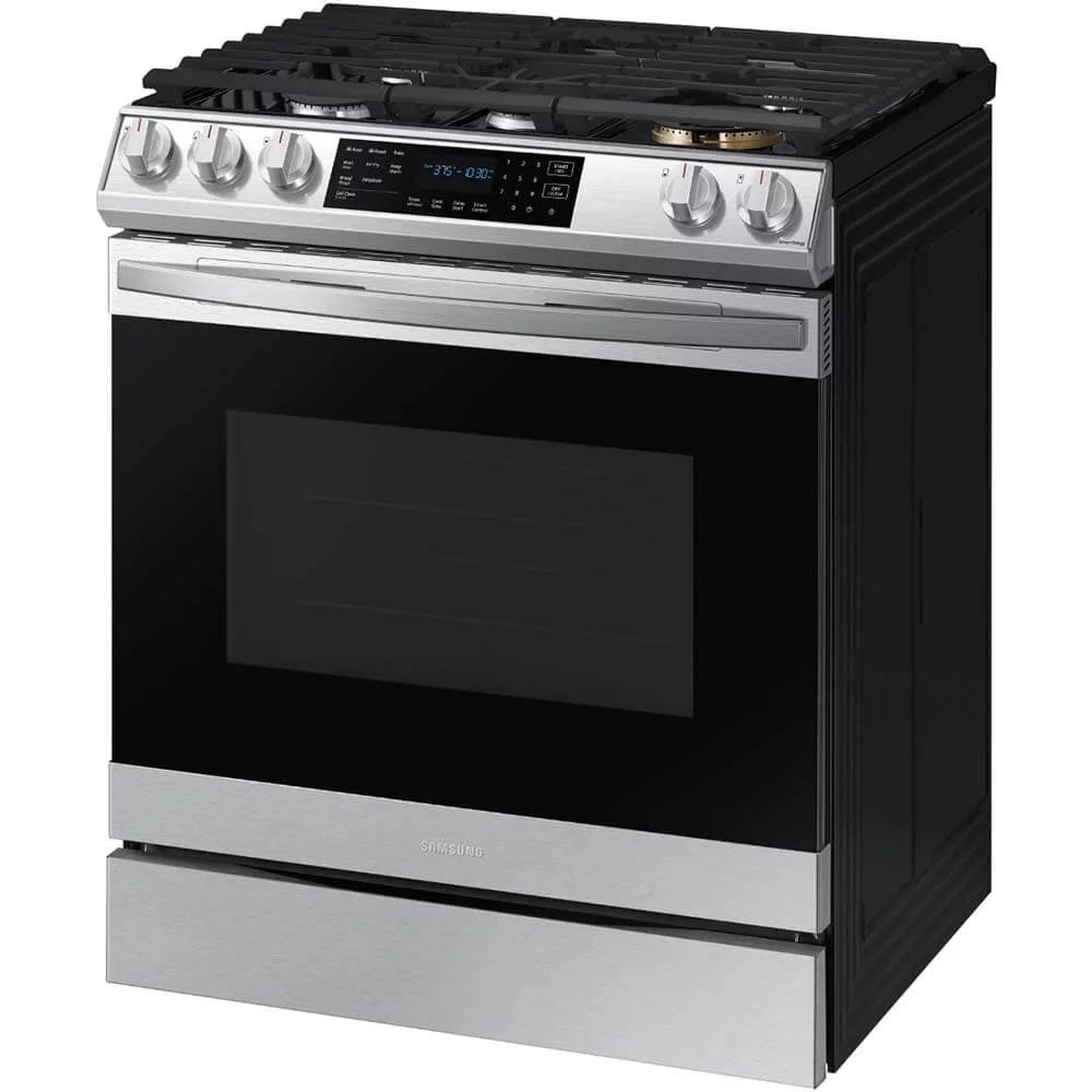 SAMSUNG NX60T8511SS Smart Slide-in Gas Range with Air Fry, Stainless Steel B76002