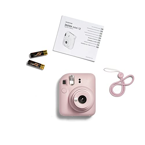 Fujifilm Instax Mini 12 Instant Camera Pastel Blue with 40 Sheets Film Bundle R3418