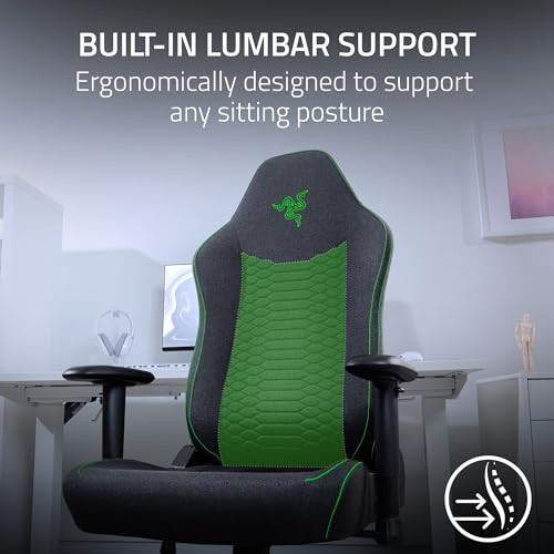 Razer Iskur V2 X Ergonomic Gaming Chair with Lumbar Support, Black V40434
