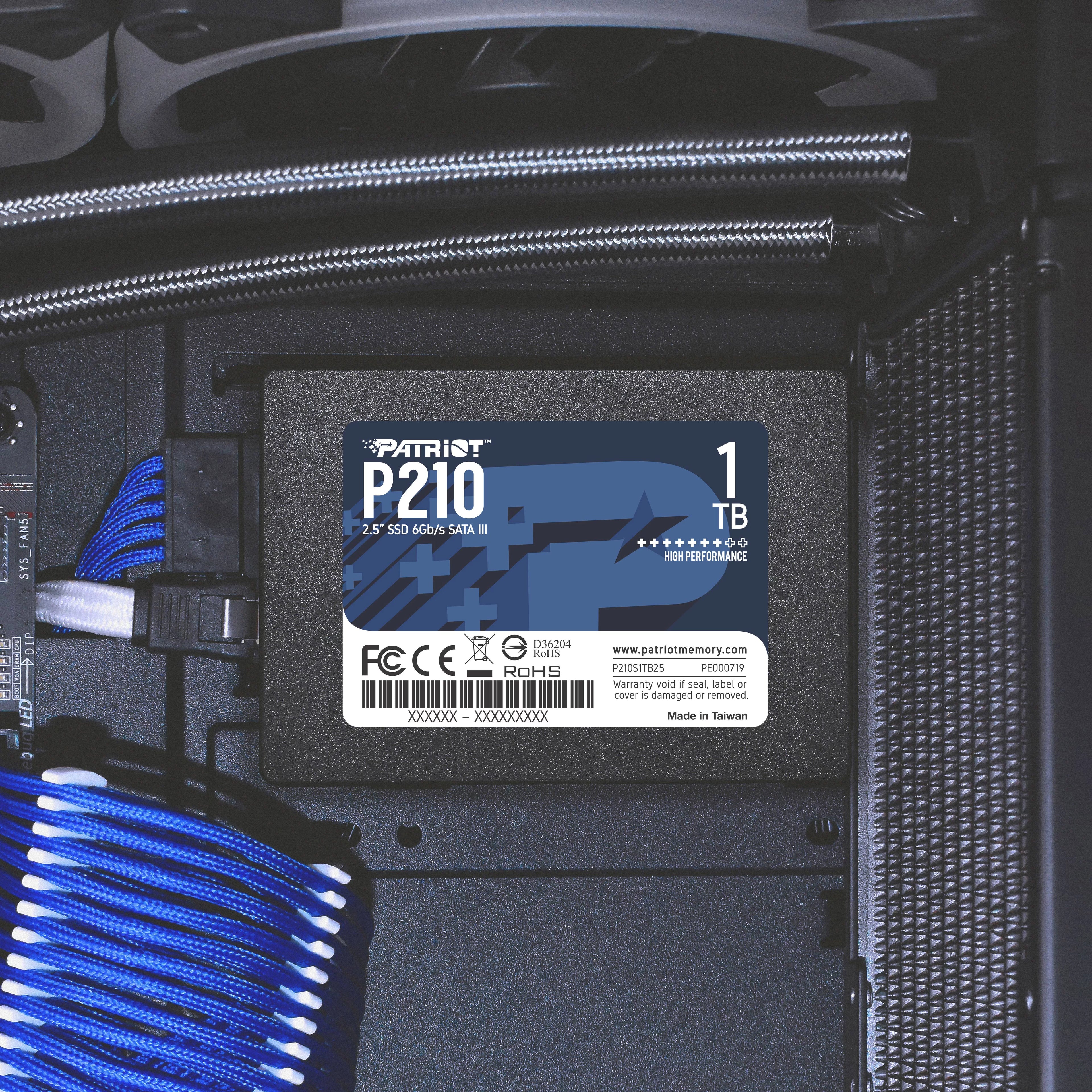 Patriot P210 1TB Internal SSD SATA 3 2.5" G252557