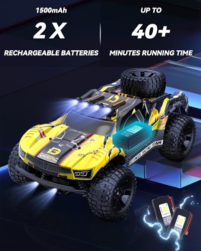 DEERC 9201E 1:10 Remote Control Truck 4x4 Off-Road with Lights W890240
