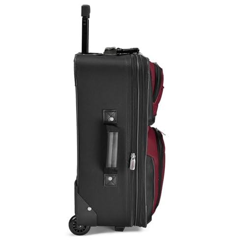 Travel Select Amsterdam 4-Piece Softside Expandable Luggage Set, Gray V976