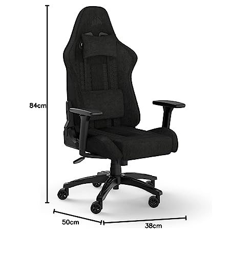 Corsair TC100 Relaxed Gaming Chair Fabric Gray Black A68468