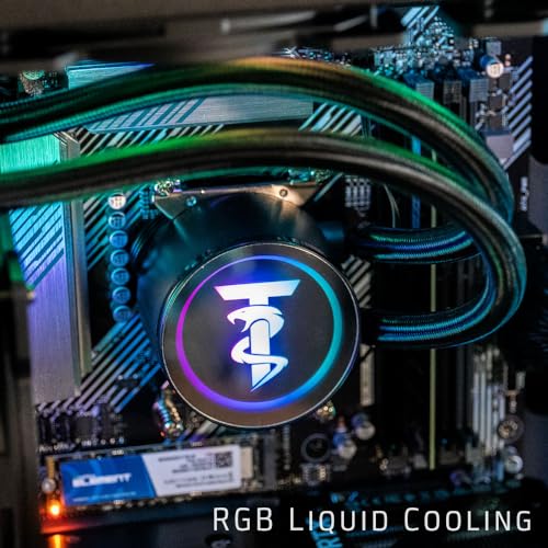 ViprTech Stryker 4.0 Liquid-Cooled Gaming PC, AMD Ryzen 7, RTX 4060, 32GB RAM, 1TB SSD, White N414