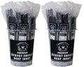 Buffalo Bills 20-ct Premium Hickory Beef Jerky Wrapped Strips (two 20-ct tubs of beef jerky strips)
