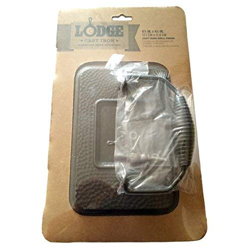 Lodge Reversible Cast Iron Grill/Griddle, 9.5 x 16.75 Inch, Pre-Seasoned U26188