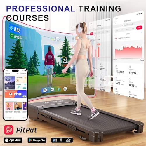 SupeRun Walking Pad, Under Desk Treadmill with Remote Control, 2.5 HP Y8357