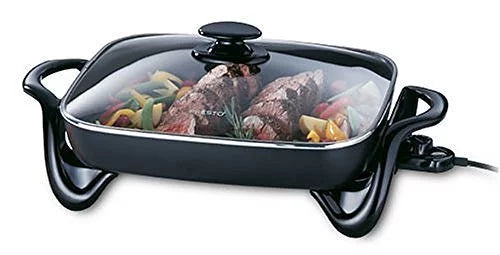 Presto 16-inch Electric Skillet with Glass Cover, Ceramic Q487539