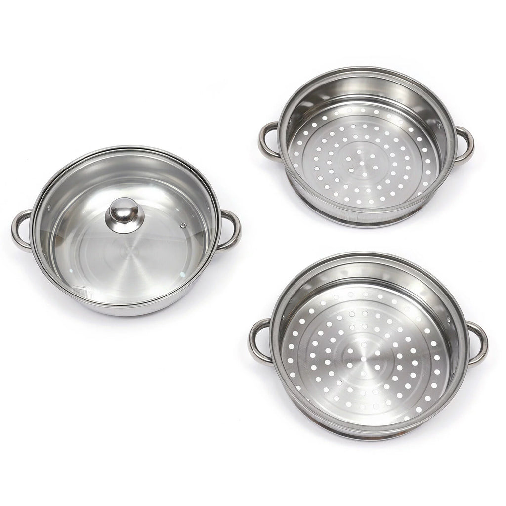 Fichiouy Chinese Steamer 3 Tier with Lid X83558