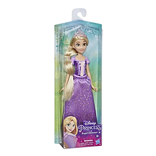Disney Princess Royal Shimmer Rapunzel Doll with Skirt and Accessories K2417