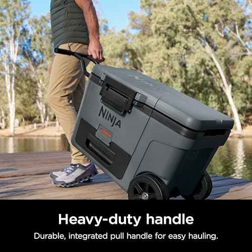 Ninja FrostVault 45QT Cooler with Wheels, Lakeshore Blue M1144