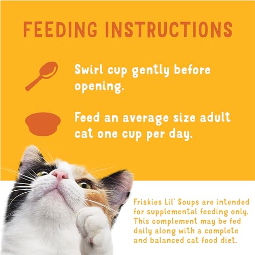 Purina Friskies Grain Free Lil' Soups Wet Cat Food Variety Pack, 30 Cups O934