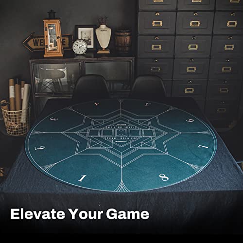 SLOWPLAY 94 x 47 Inch Texas Hold'em Poker Mat with Carrying Bag G95050
