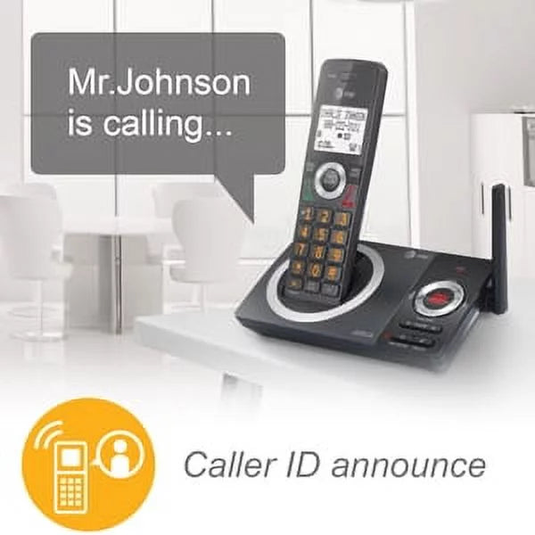 AT&T 2-Handset Expandable Cordless Phone with Answering System, CL82219 Y967421