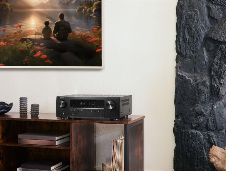 Denon AVR-S970H 8K Ultra HD 7.2 Channel AV Receiver, Black B496