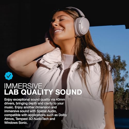 JLab JBuds Lux ANC Wireless Headphones, Sage, Over-Ear Bluetooth M35854